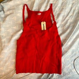 New Red Sweater tank